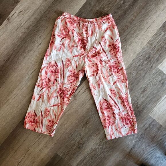 100% LINEN Breathable Pants - Picture 1 of 6